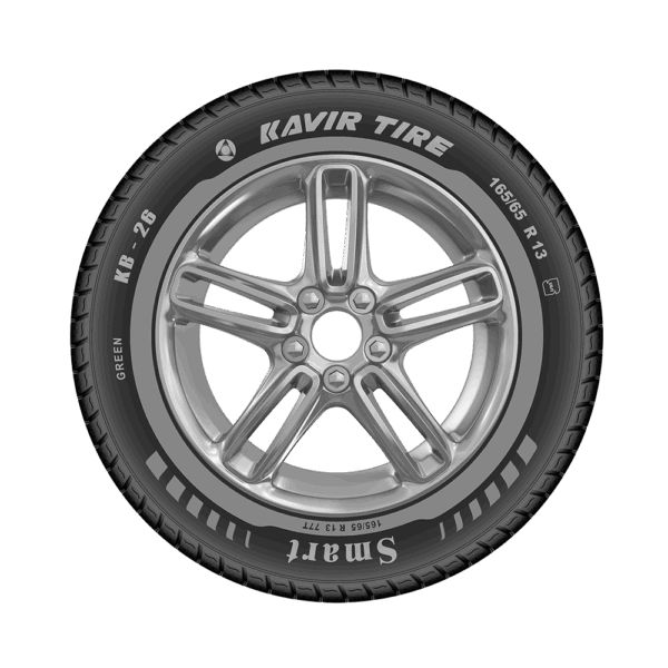 لاستیک کویر تایر سایز 165/65R13 گل Smart KB26 - Image 3