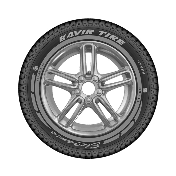 لاستیک کویر تایر سایز 165/65R13 گل Elegance KB12 - Image 3