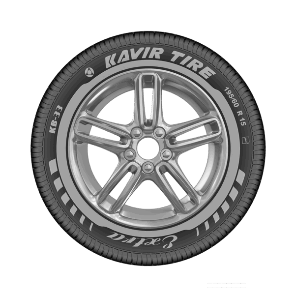 لاستیک کویر تایر سایز 195/60R15 گل Extra KB33 - Image 3