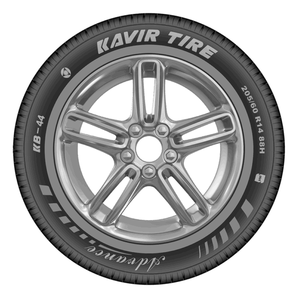 لاستیک کویر تایر سایز 205/60R14 گل Advance KB44 - Image 3